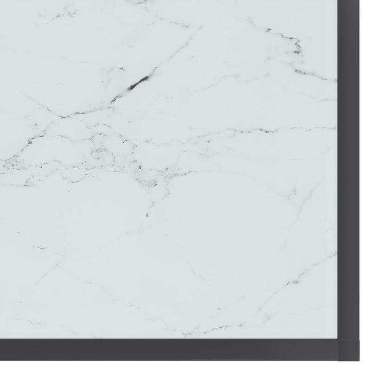 Konsolbord Vit 200X35X75,5 Cm Härdat Glas