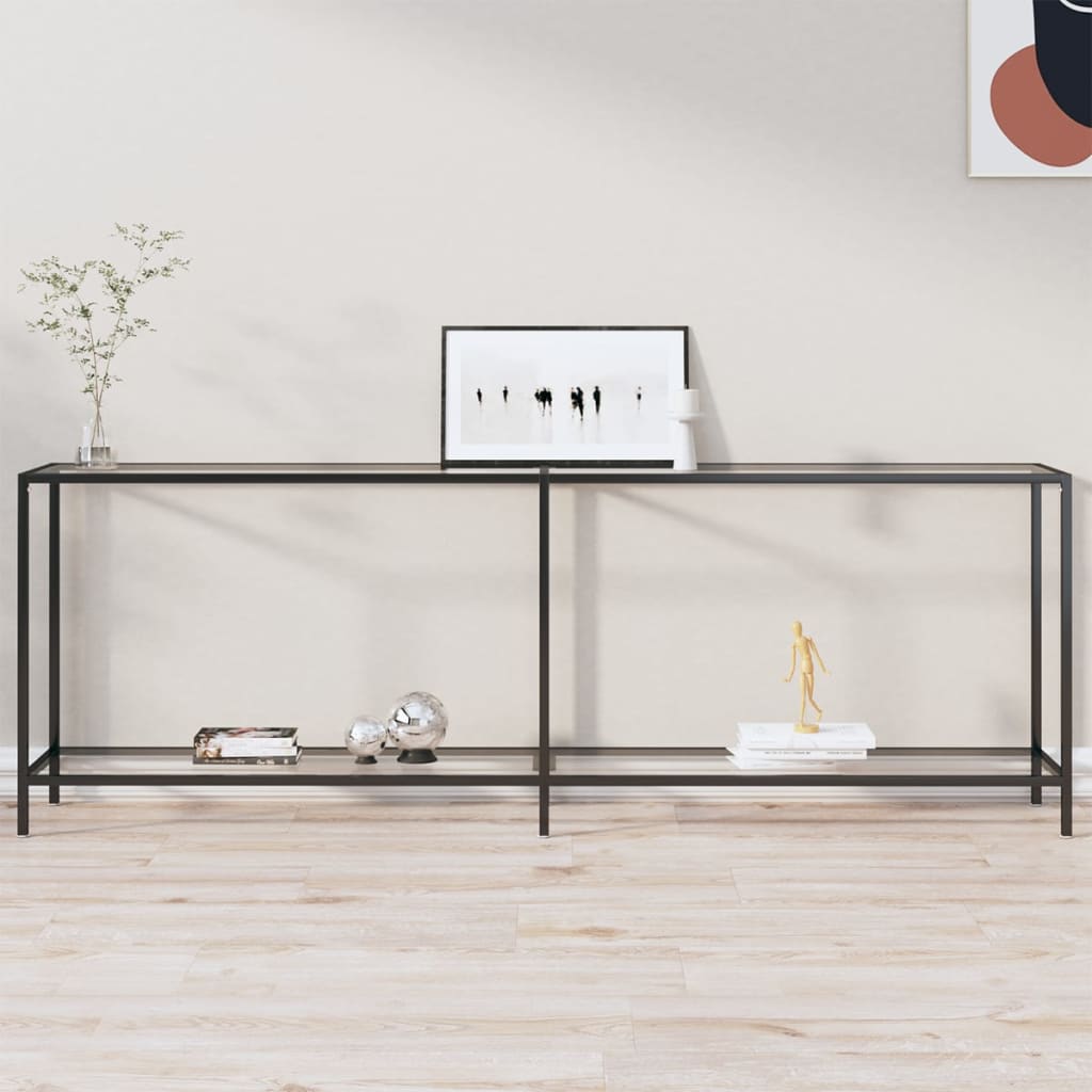 Konsolbord 220X35X75,5 Cm Härdat Glas