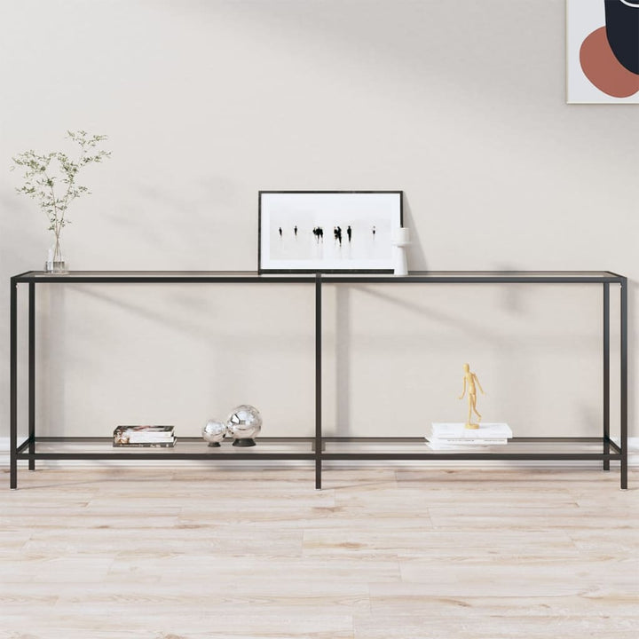 Konsolbord 220X35X75,5 Cm Härdat Glas