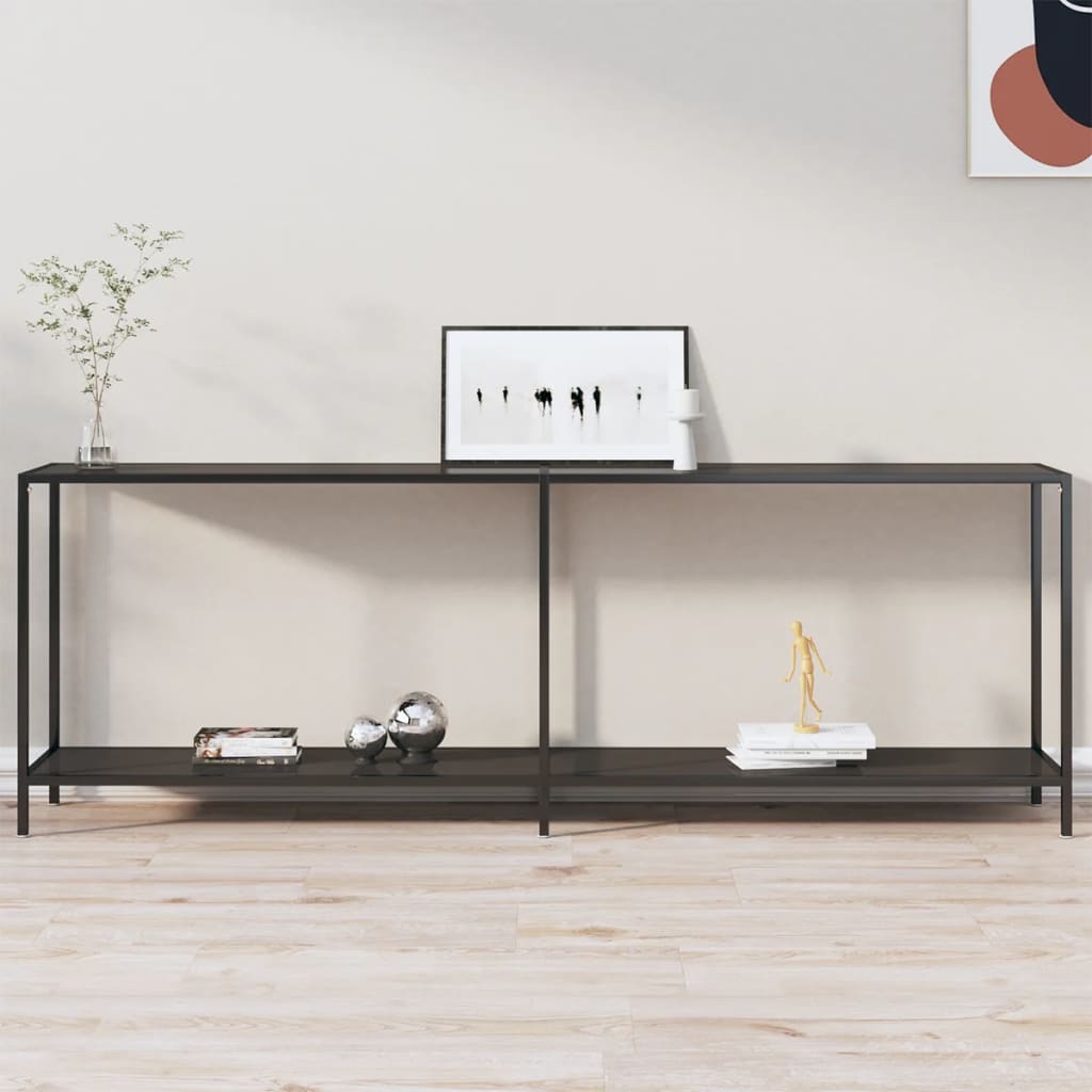 Konsolbord 220X35X75,5 Cm Härdat Glas