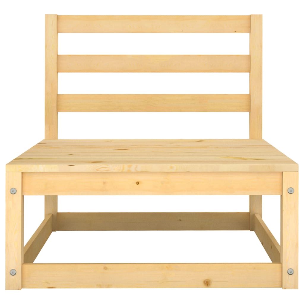 Loungegrupp 3 Delar Massiv Furu