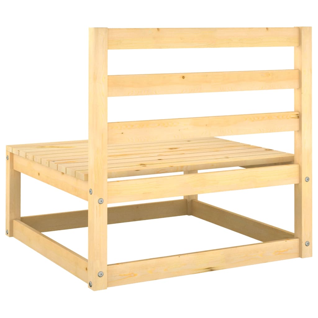 Loungegrupp 3 Delar Massiv Furu