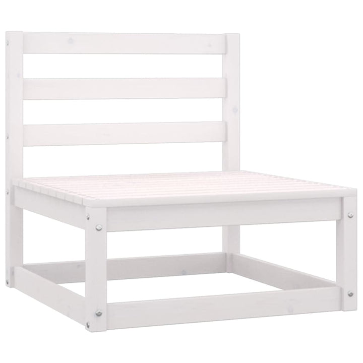 Loungegrupp För Trädgården 4 Delar Massiv Furu