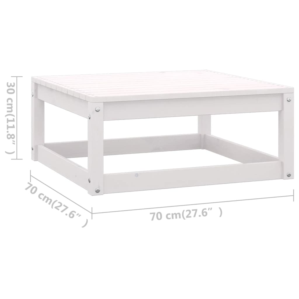 Loungegrupp 9 Delar Massiv Furu