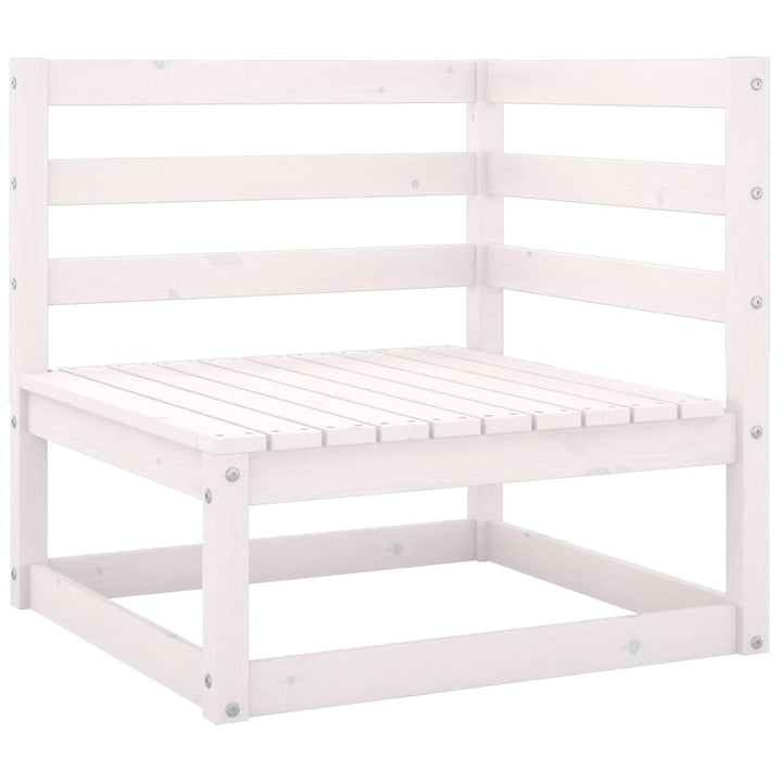 Loungegrupp 9 Delar Massiv Furu