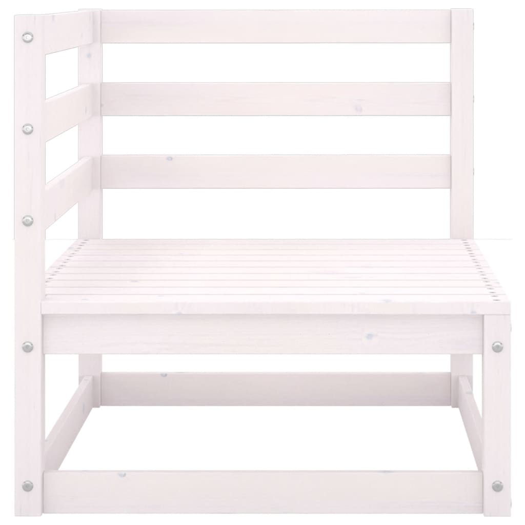 Loungegrupp 9 Delar Massiv Furu