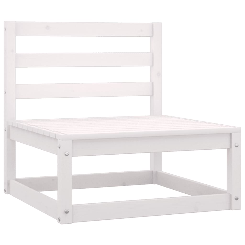 Loungegrupp 9 Delar Massiv Furu