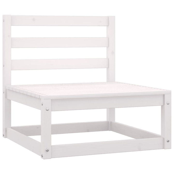 Loungegrupp 9 Delar Massiv Furu