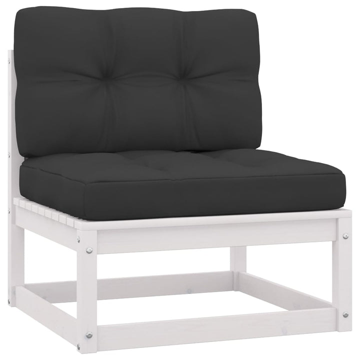 Loungegrupp Med Dynor 4 Delar Massiv Furu