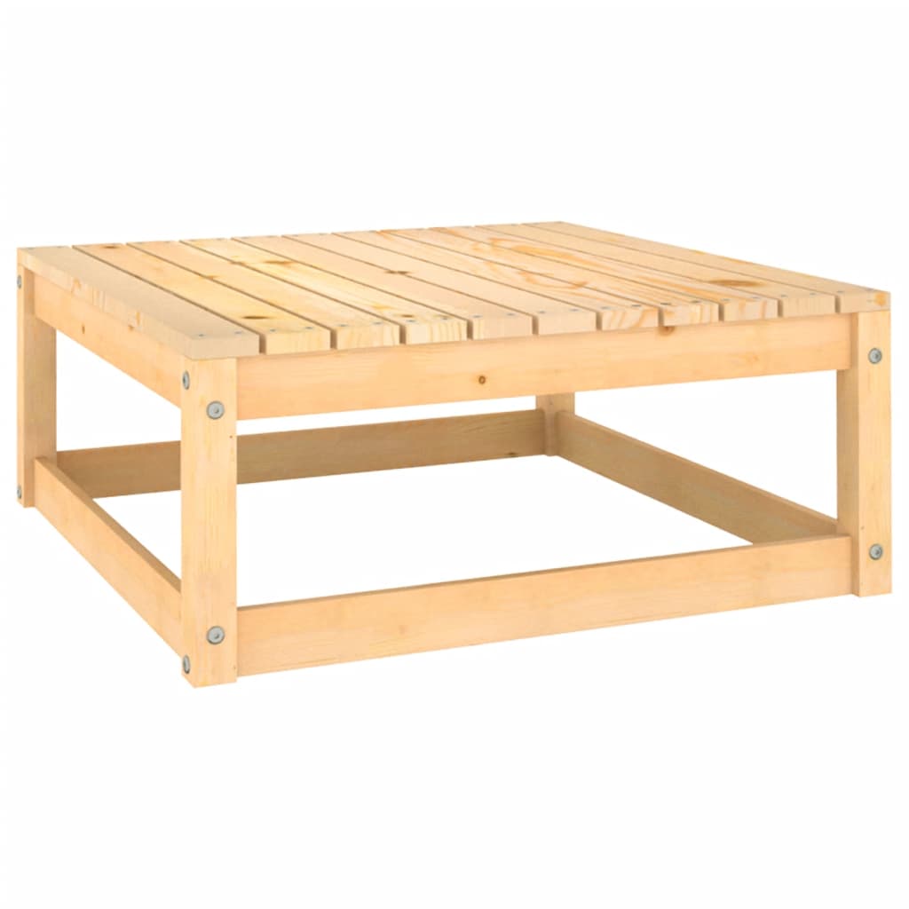 Loungegrupp För Trädgården Med Dynor 8 Delar Massiv Furu