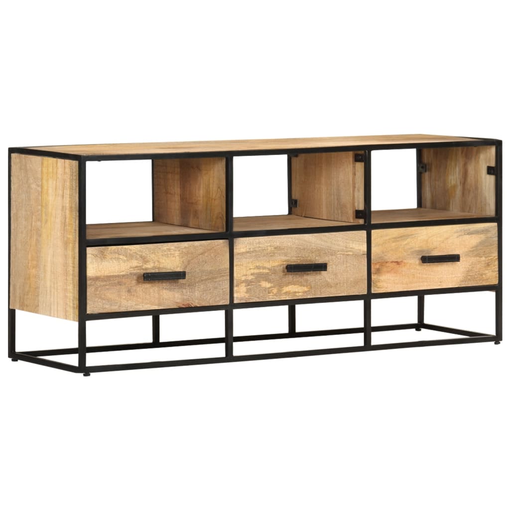 Tv-Bänk 110X30X45 Cm Massivt Akaciaträ
