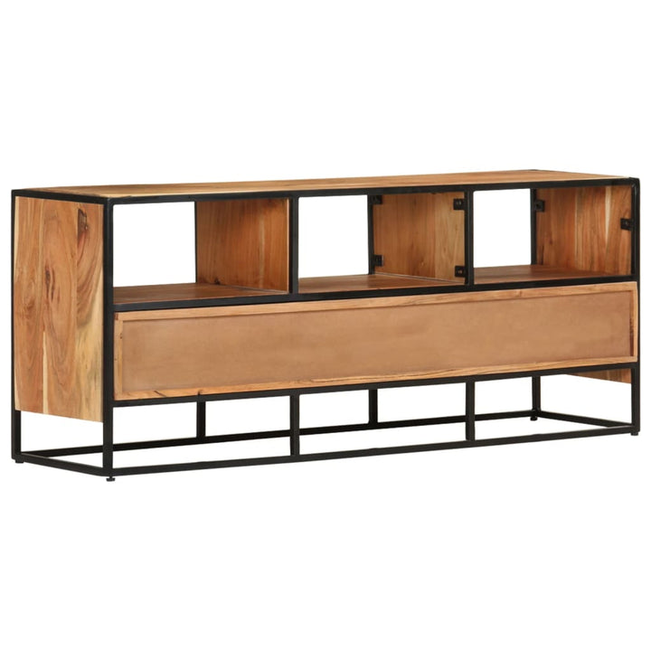 Tv-Bänk 110X30X45 Cm Massivt Akaciaträ