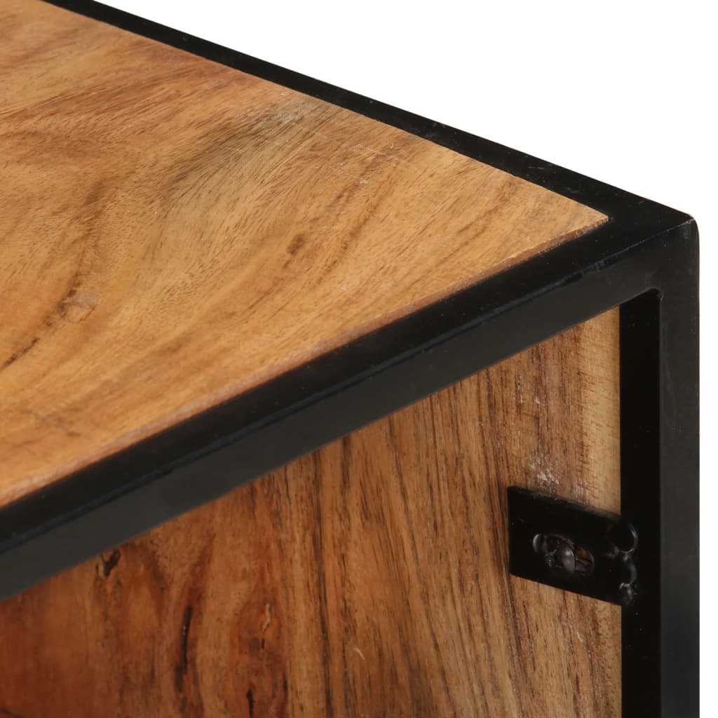 Tv-Bänk 110X30X45 Cm Massivt Akaciaträ