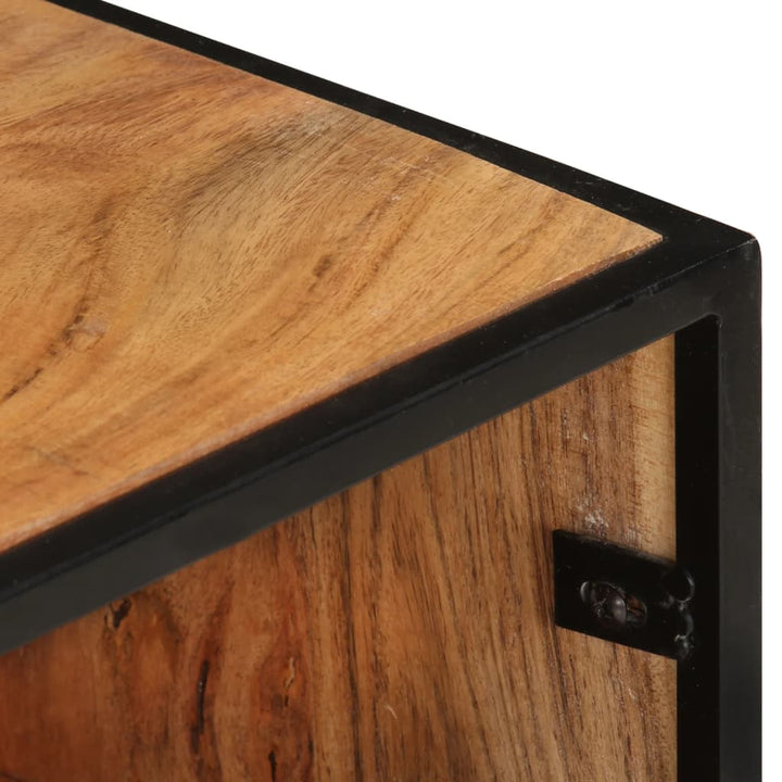 Tv-Bänk 110X30X45 Cm Massivt Akaciaträ