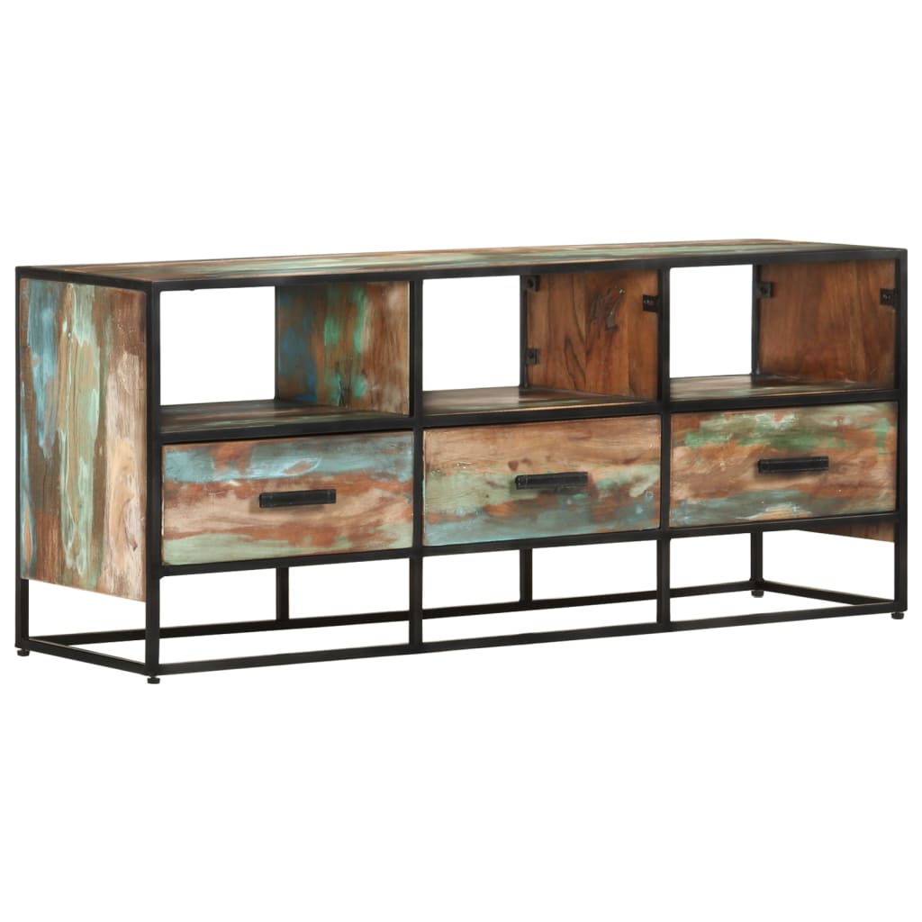 Tv-Bänk 110X30X45 Cm Massivt Akaciaträ
