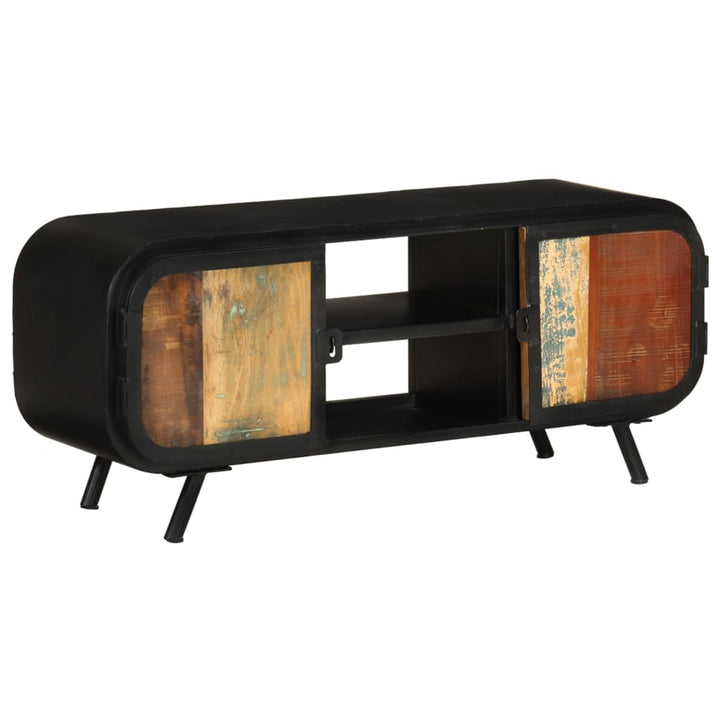 Tv-Bänk 110X30X45 Cm Grovt Mangoträ