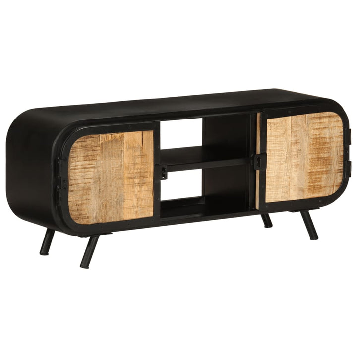 Tv-Bänk 110X30X45 Cm Grovt Mangoträ