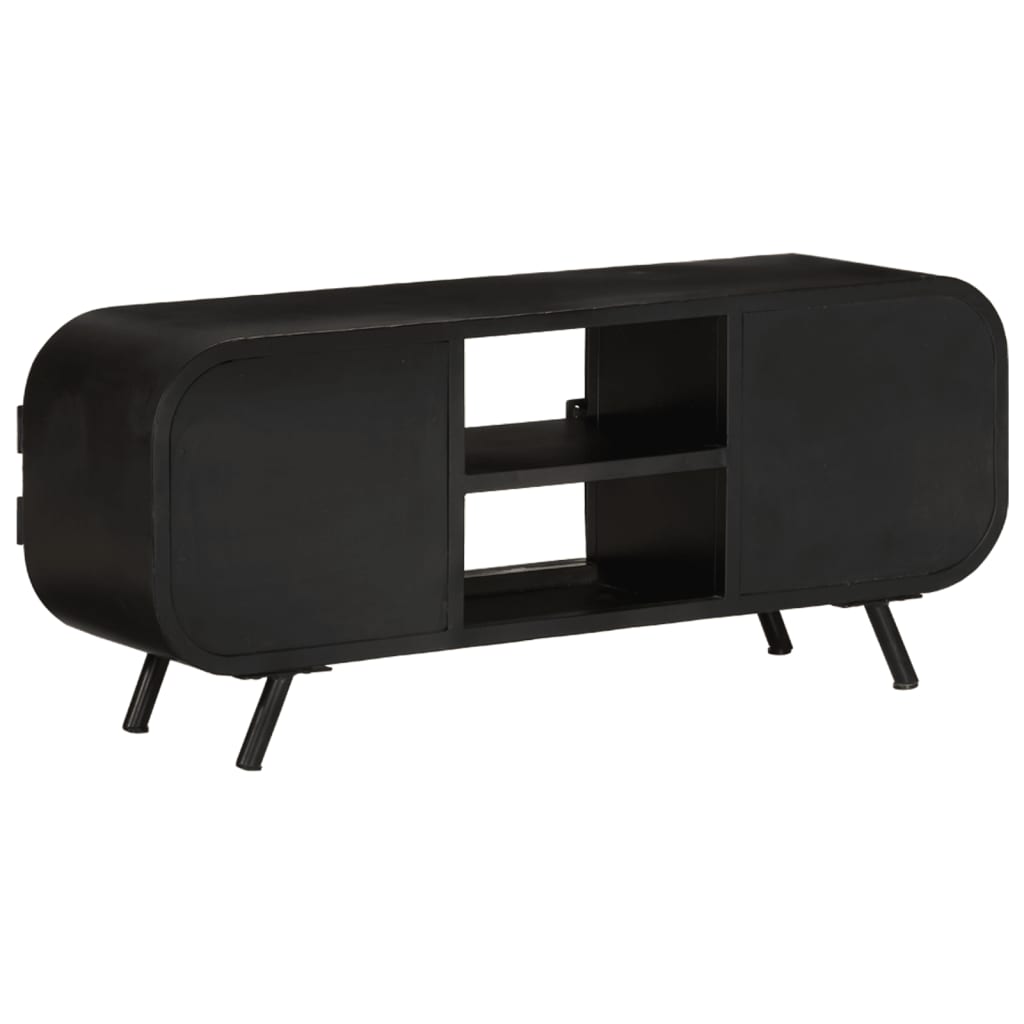 Tv-Bänk 110X30X45 Cm Grovt Mangoträ