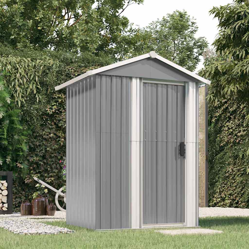 Trädgårdsskjul 126X97,5X177 Cm Galvaniserat Stål
