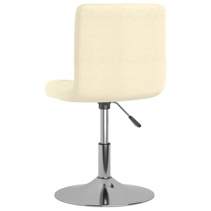 Snurrbara Matstolar 2 St Gräddvit Tyg