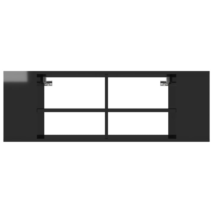 Väggmonterat Tv-Skåp 102X35X35Cm Konstruerat Trä