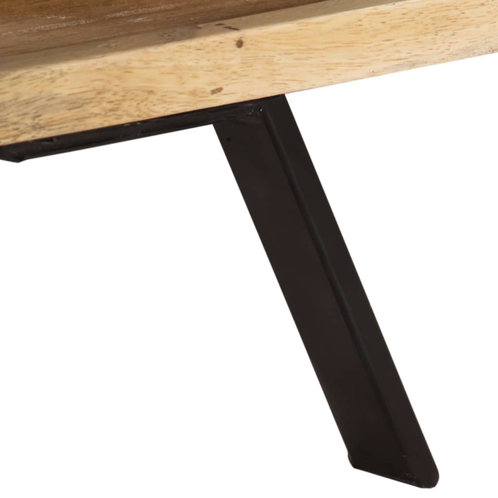 Tv-Bänk 110X30X40 Cm Massivt Mangoträ