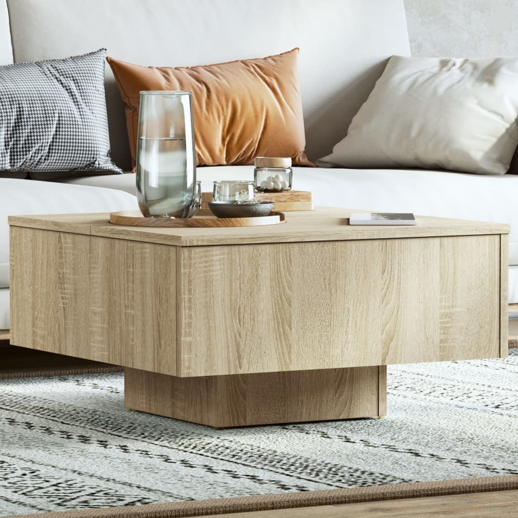 Soffbord 60X60X31,5 Cm Konstruerat Trä