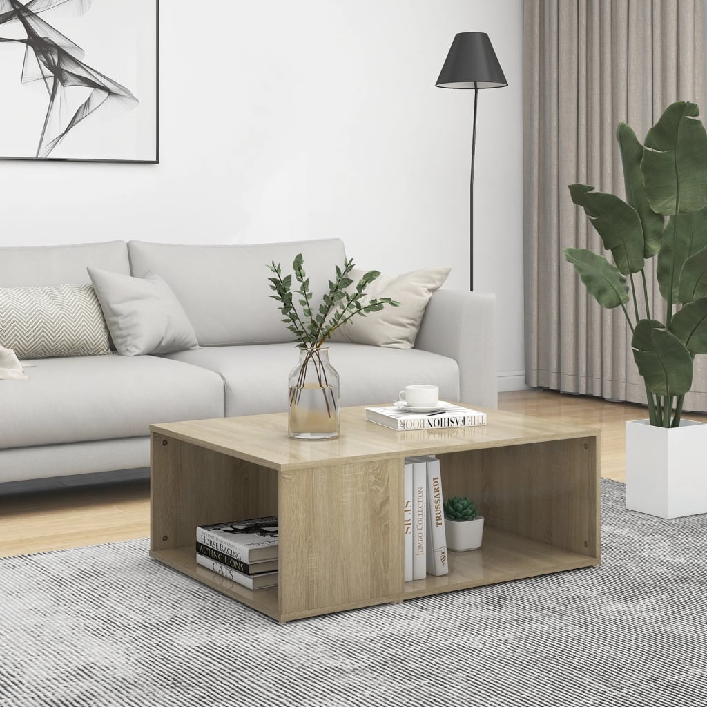Soffbord Åldrat Trä 90X67X33 Cm Konstruerat Trä