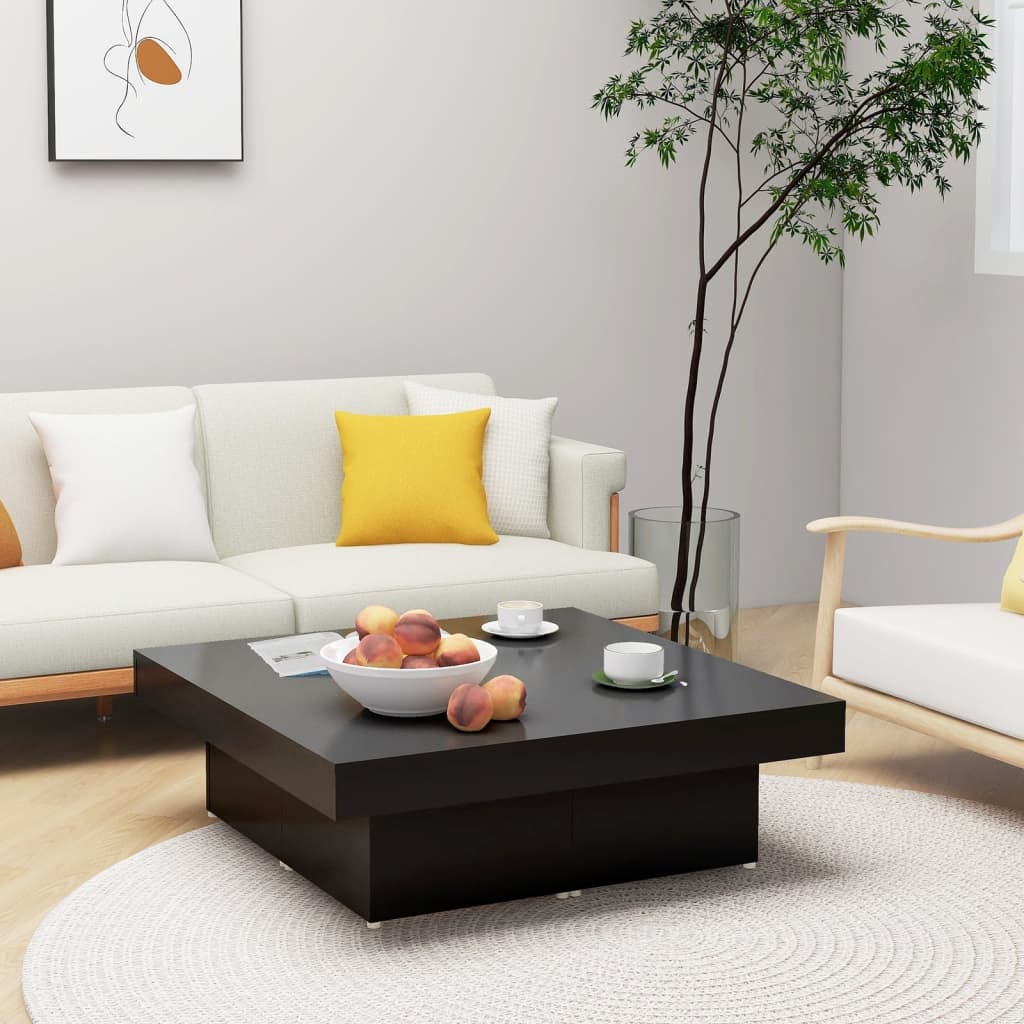 Soffbord Åldrat Trä 90X90X28 Cm Konstruerat Trä