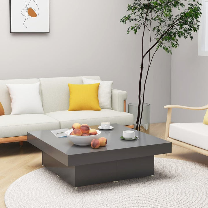 Soffbord Åldrat Trä 90X90X28 Cm Konstruerat Trä