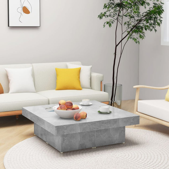Soffbord Åldrat Trä 90X90X28 Cm Konstruerat Trä