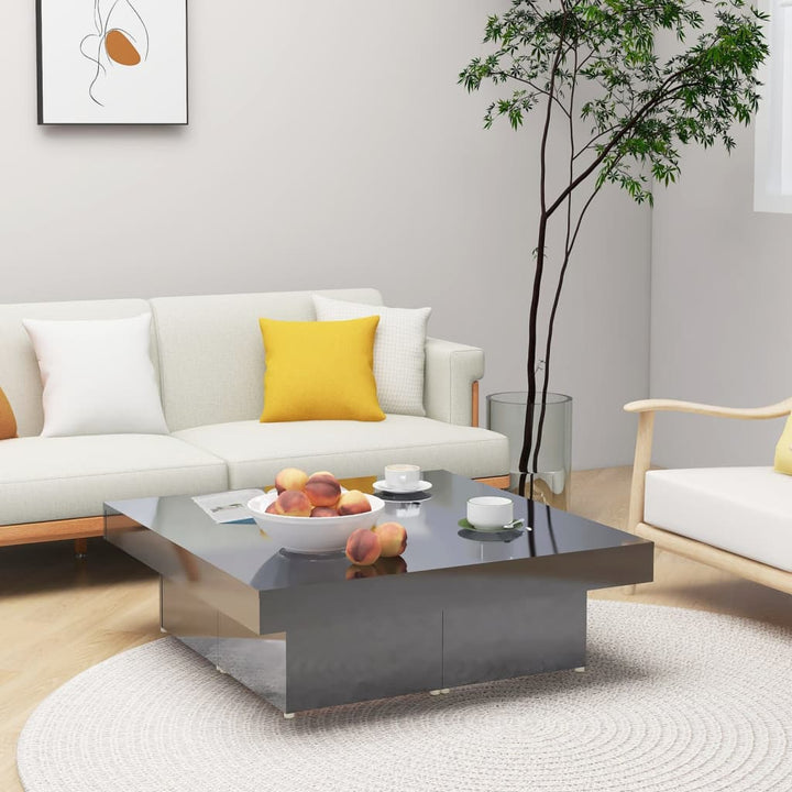 Soffbord Åldrat Trä 90X90X28 Cm Konstruerat Trä