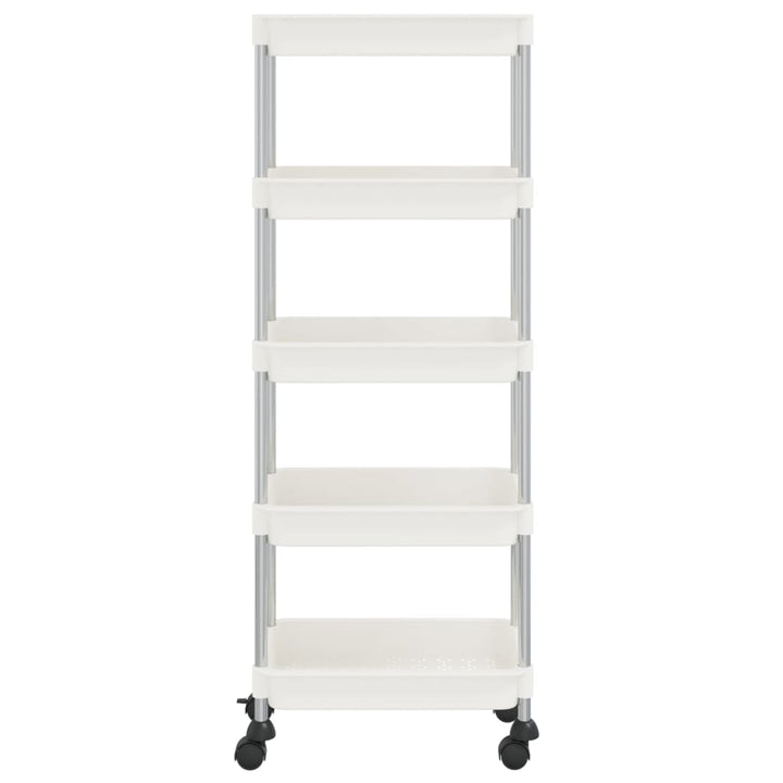 Rullvagn 5 Våningar 42X29X128 Cm Järn Och Abs