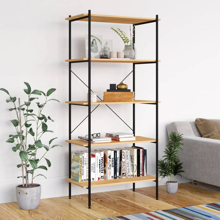 Hyllenhet Med 5 Hyllplan 80X40X