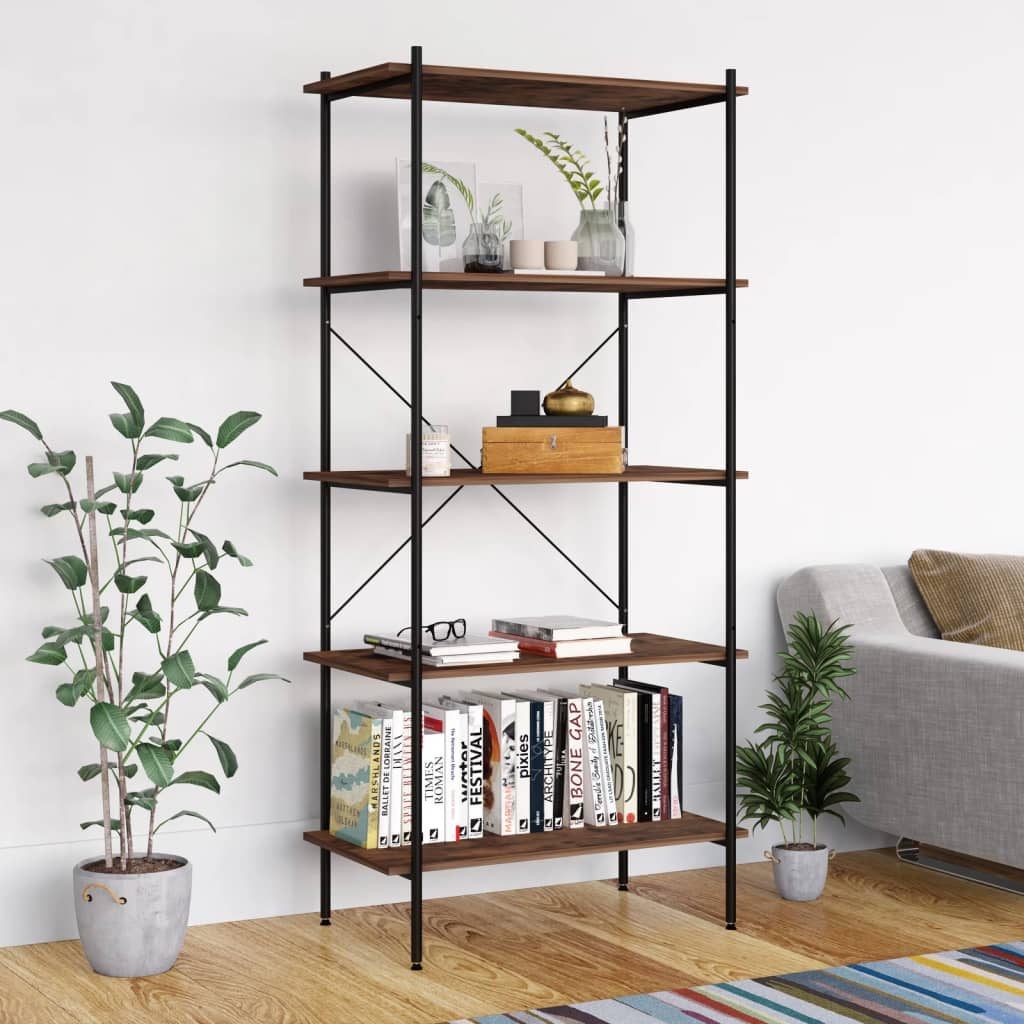 Hyllenhet Med 5 Hyllplan 80X40X