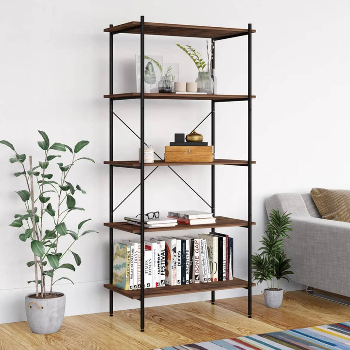 Hyllenhet Med 5 Hyllplan 80X40X