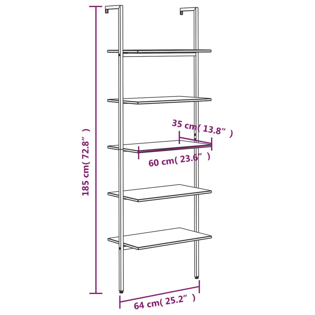Hylla 5 Hyllplan 64X35X