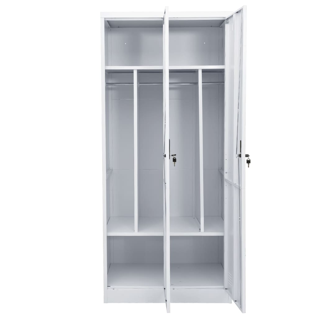 Garderob 80X50X180 Cm Stål