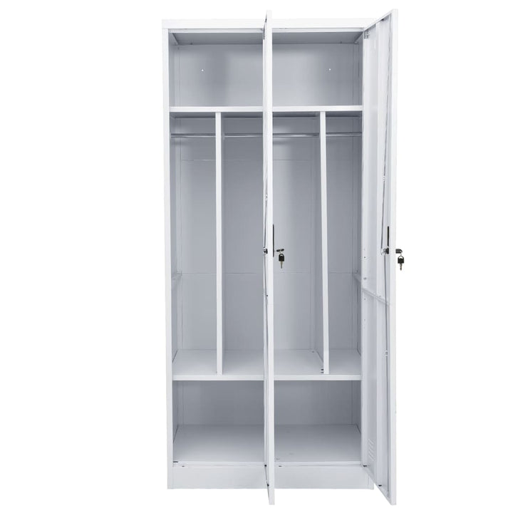 Garderob 80X50X180 Cm Stål