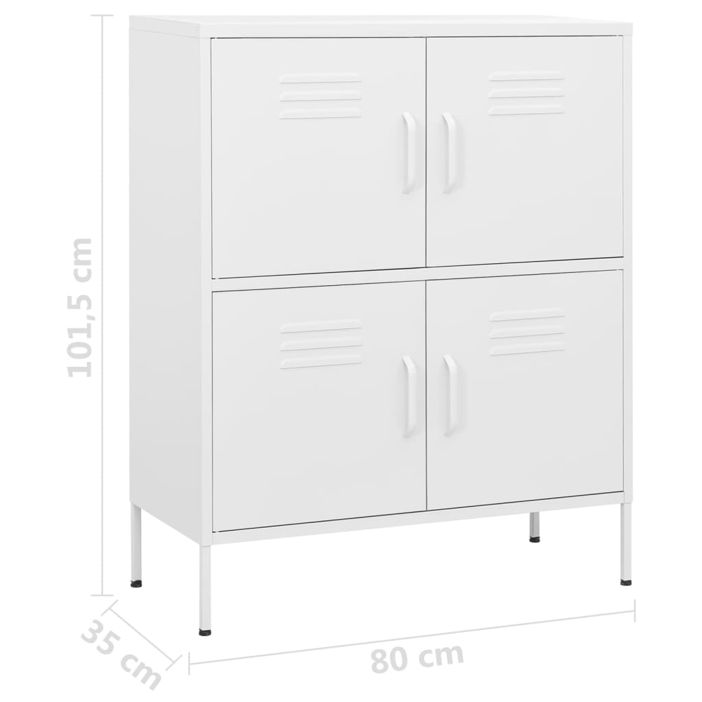 Förvaringsskåp 80X35X101,5 Cm Stål