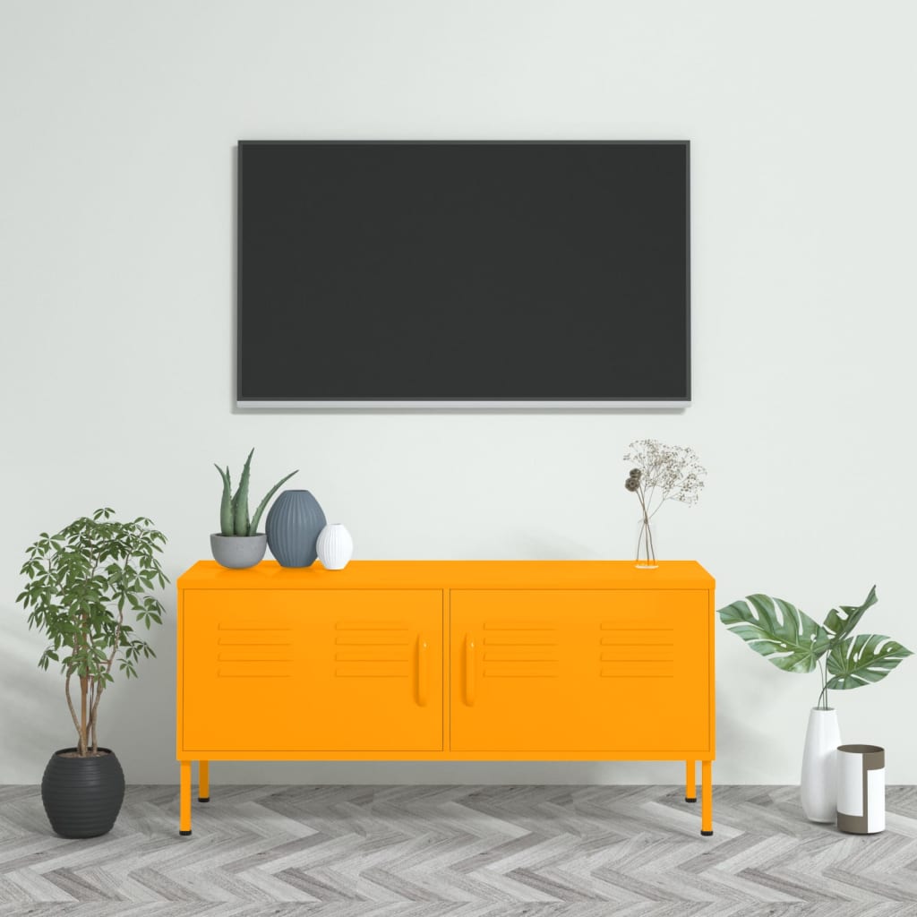 Tv-Bänk 105X35X50 Cm Stål