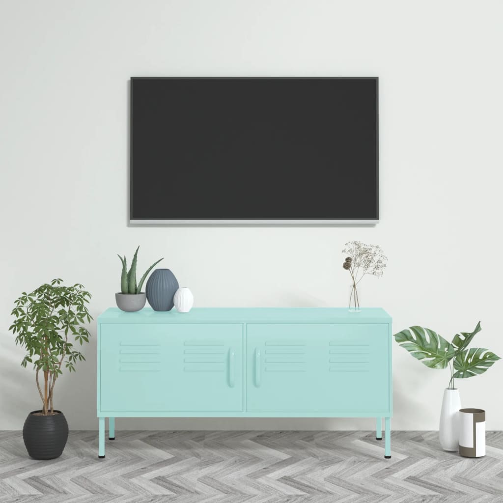 Tv-Bänk 105X35X50 Cm Stål