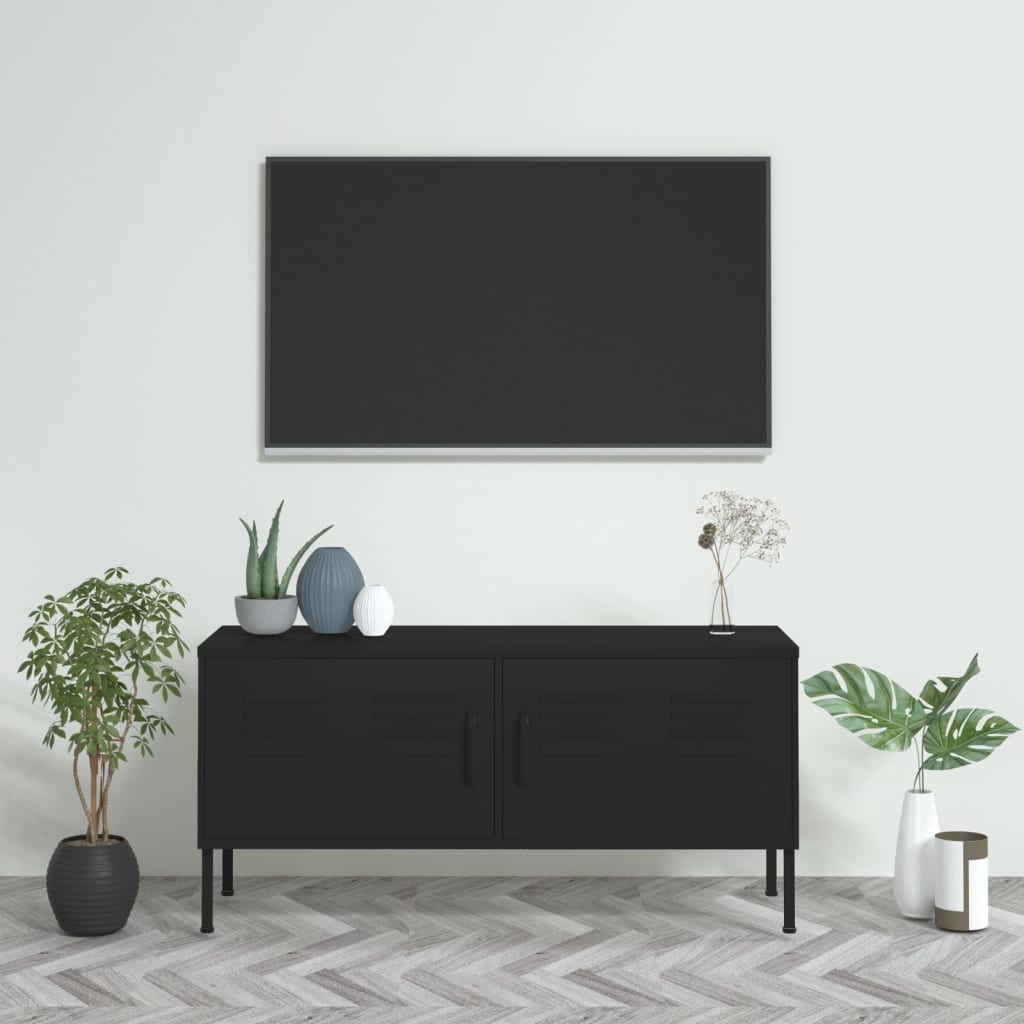 Tv-Bänk 105X35X50 Cm Stål