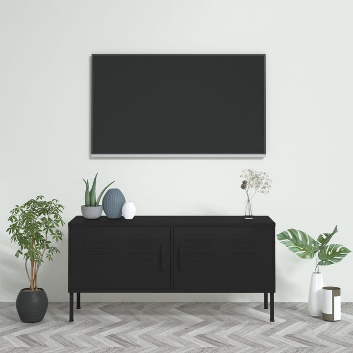 Tv-Bänk 105X35X50 Cm Stål