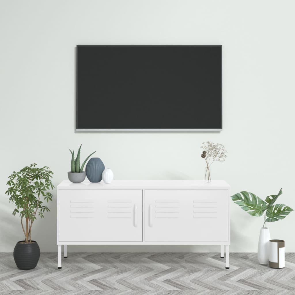 Tv-Bänk 105X35X50 Cm Stål