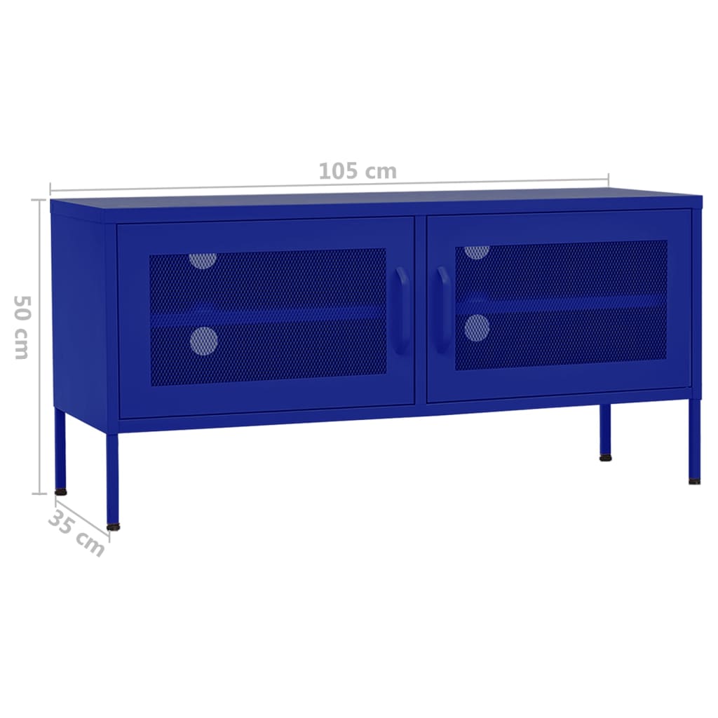 Tv-Bänk 105X35X50 Cm Stål