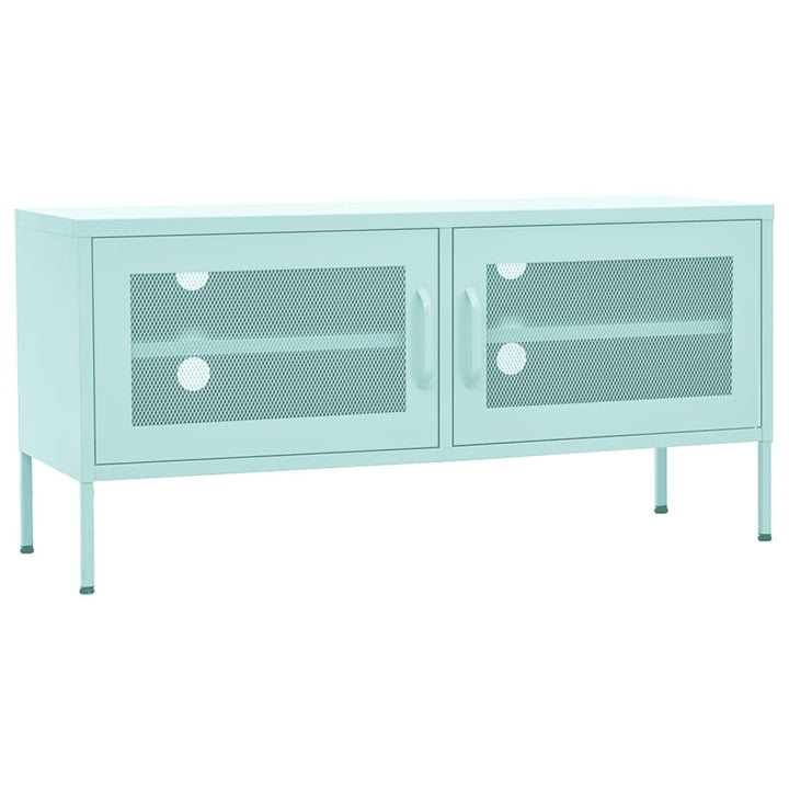 Tv-Bänk Grön 105X35X50 Cm Stål