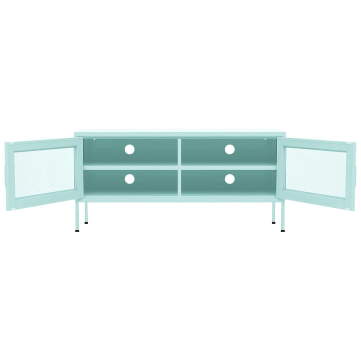Tv-Bänk Grön 105X35X50 Cm Stål
