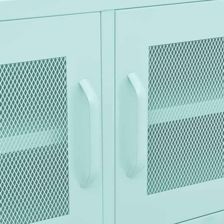Tv-Bänk Grön 105X35X50 Cm Stål