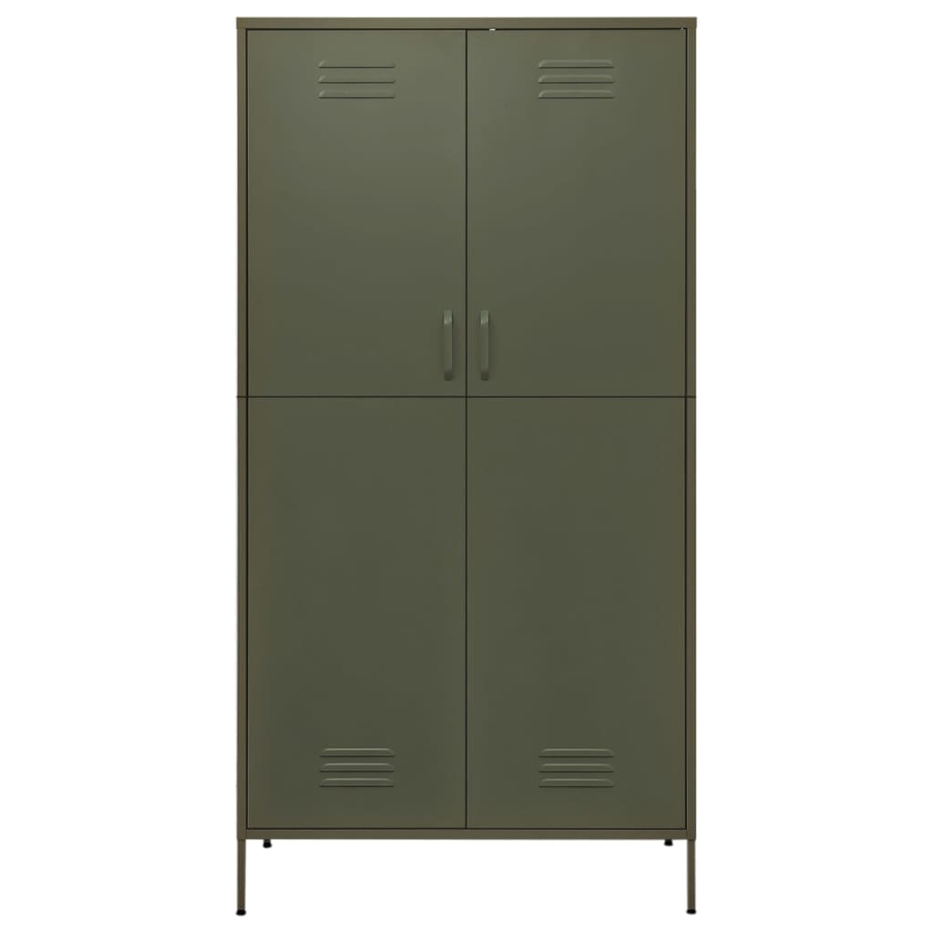 Garderob 90X50X180 Cm Stål